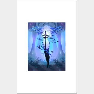 Aqua Posters and Art
